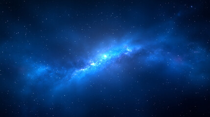 Fototapeta premium A mesmerizing galactic space scene with twinkling stars.