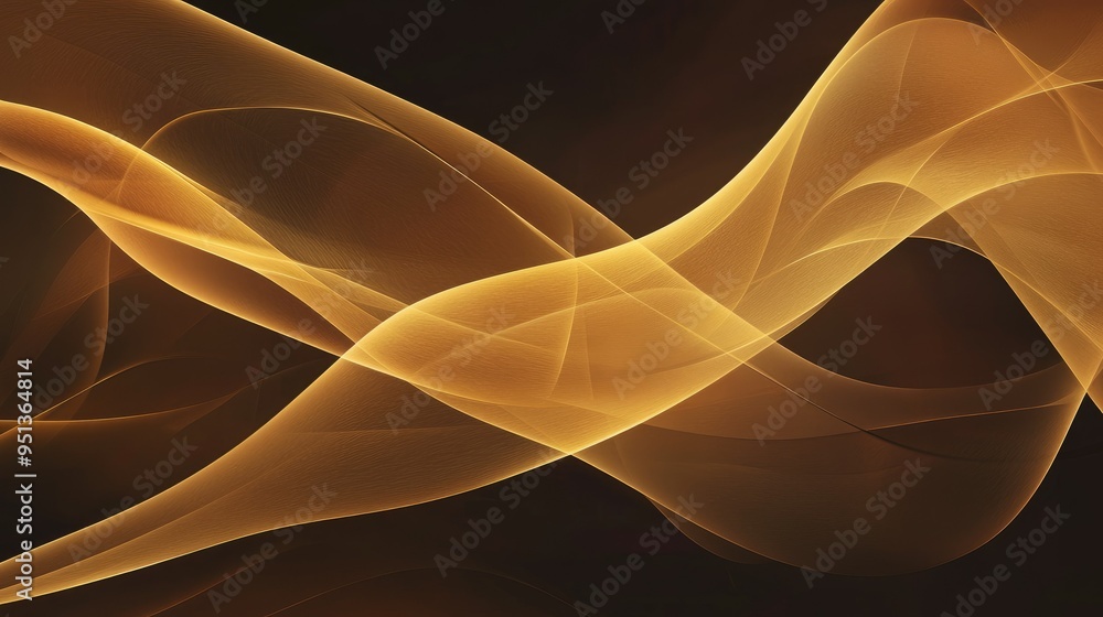 Poster abstract background with serene smooth lines