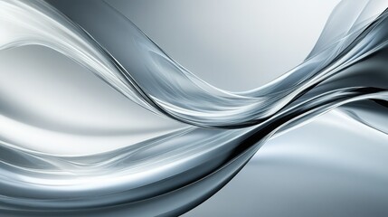 Abstract Background with Serene Smooth Lines