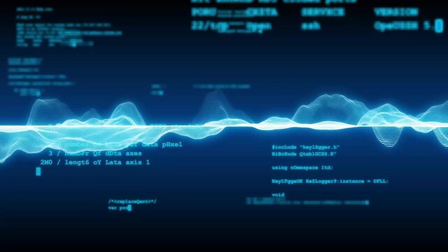 Composite concept of wavy waveforms and coding data