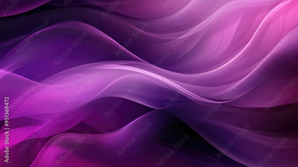 Poster abstract background with serene smooth lines