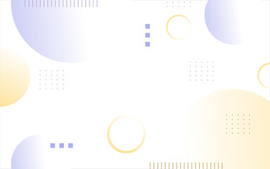 geometric abstract background.yellow and blue soft color.frame.circle shape,memphis,eps. 10