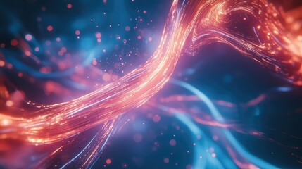Fototapeta premium Abstract Energy Flow Background