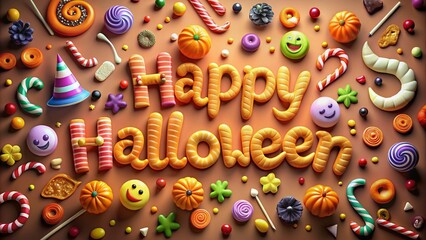 Fototapeta premium happy Halloween background