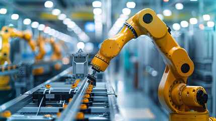 Precision Robotics: Automated Arm Assembling Components on Production Line with Copy Space