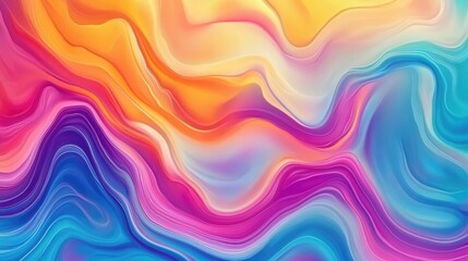 Abstract neon liquid wavy background. Liquid art, marbling texture