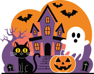 Halloween  vector art design