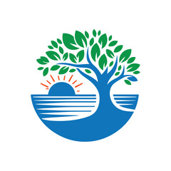 tree vector logo