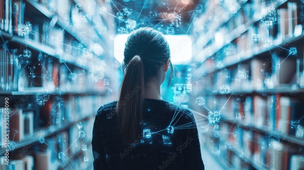Poster exploring the digital labyrinth: a technological journey through knowledge