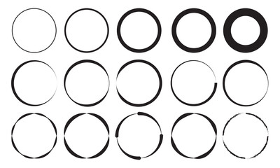 Circle icon vector. Round sign. circle element graphic design. web circle icon with background.