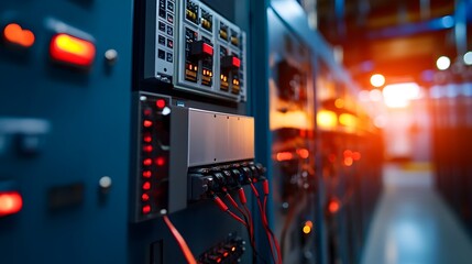 Robust power surge protection systems installed in a state of the art data center ensuring reliable and secure of critical digital infrastructure
