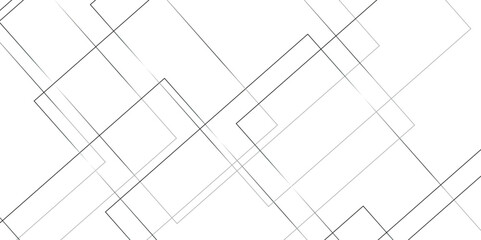 Geometric white background with gray rectangle shape strokes lines pattern texture. seamless random chaotic digital line business concept. abstract gray stroke lines vector background.