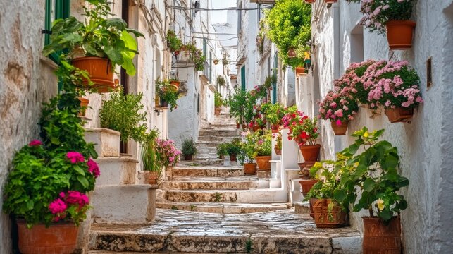 Puglian village Ostuni, Italy