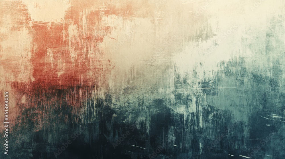 Poster a textured abstract background with layered brush strokes and muted tones, creating a sophisticated 