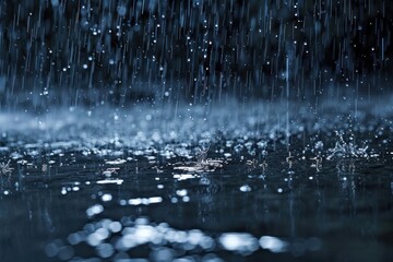 Photorealistic rain texture outdoors nature water. © Rawpixel.com