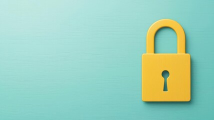 Financial freedom symbol, unlocked potential, flat design illustration