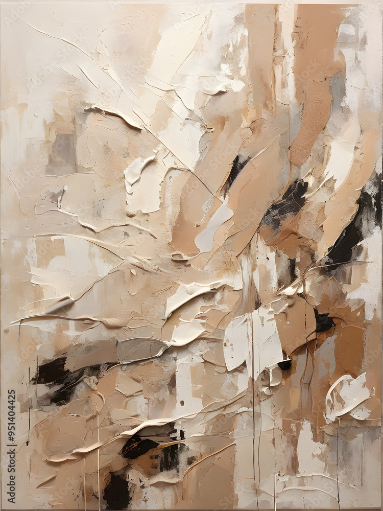 Poster abstract background painting. texture of old paint on canvas with brush strokes generated by ai