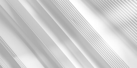 Obraz premium inimalistic abstract diagonal stripes in white and gray tones.
