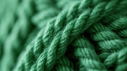 Vibrant Green Yarn Textures, intricate patterns and soft fibers intertwine, showcasing various shades of green, evoking a sense of warmth and creativity in textile art.