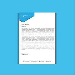 Abstract Letterhead Design Modern Business Letterhead Design Template,Minimal Business Letterhead