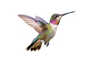 Fototapeta premium Colorful hummingbird in flight