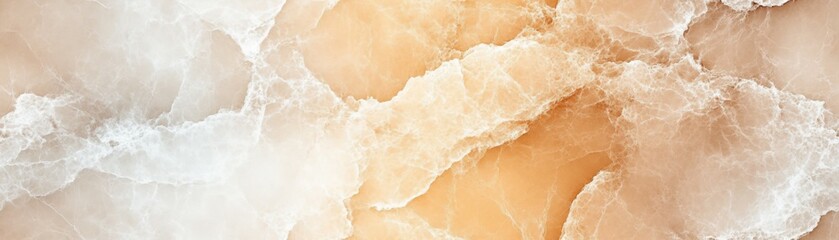 Fototapeta premium Seamless marble pattern in soft tan with white veins, [Abstract Background Marble], [Warm and natural]