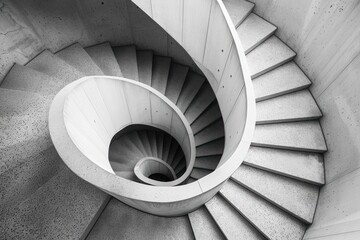 Spiral staircase architectural design