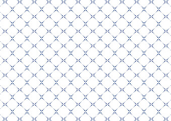 white and blue background abstract doodle art pattern link fence with blue sky