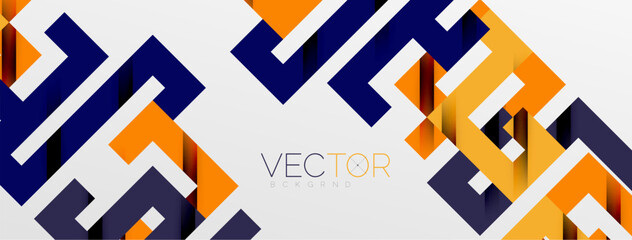 Color bend lines with shadow texture effect. Vector Illustration For Wallpaper, Banner, Background, Card, Book Illustration, landing page