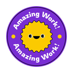 Positive Phrases Sticker Design good for complementing your designs, for background and sticker designs, looks funny and uplifting