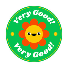 Positive Phrases Sticker Design