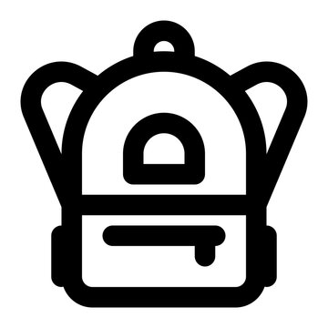 recommend clip art: backpack, bag, classroom, school, equipment outline icon