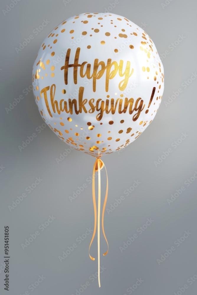 Poster Festive Thanksgiving balloon decor