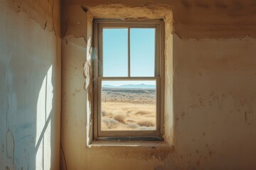 Window see desert deterioration architecture transparent.