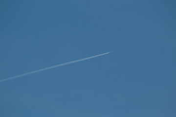 airplane in the sky