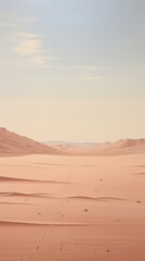 Fototapeta premium Minimal space desert outdoors horizon nature.