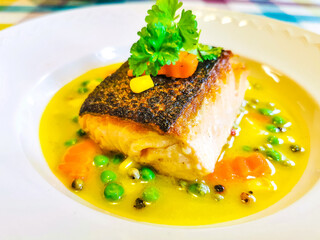 Still life photography - close-up of food on a plate