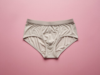 Isolated underwear  against pink background 