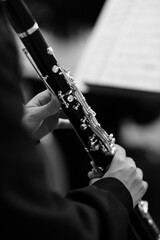Fototapeta premium クラリネットを演奏する