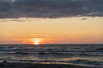 Fototapeta premium Sunset at beachs