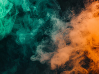 Obraz premium A high quality smoke background with swirling pastel and vibrant smoke patterns