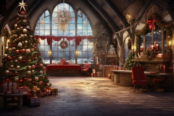 Christmas chair spirituality architecture.