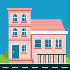 building and architecture illustration