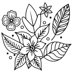 Doodle illustration of plants
