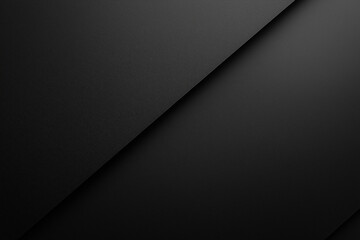 3D techno abstract black background of lines and stripes, geometric shape, banner