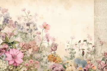 Flower backgrounds painting pattern.
