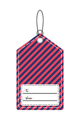 Patterned Paper Label Tag Illustration