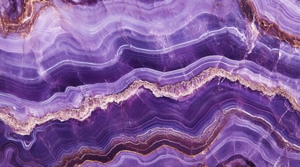 Fototapeta premium Beautiful purple marble background with natural patterns of veins and stripes. purple onyx texture for interior design, wall cladding, tabletop, or floor tile decoration. 