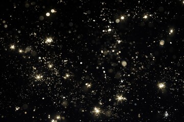 Fototapeta premium Lighting snowflakes backgrounds astronomy outdoors.