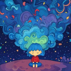 Imaginative meditation for mental clarity and relaxation